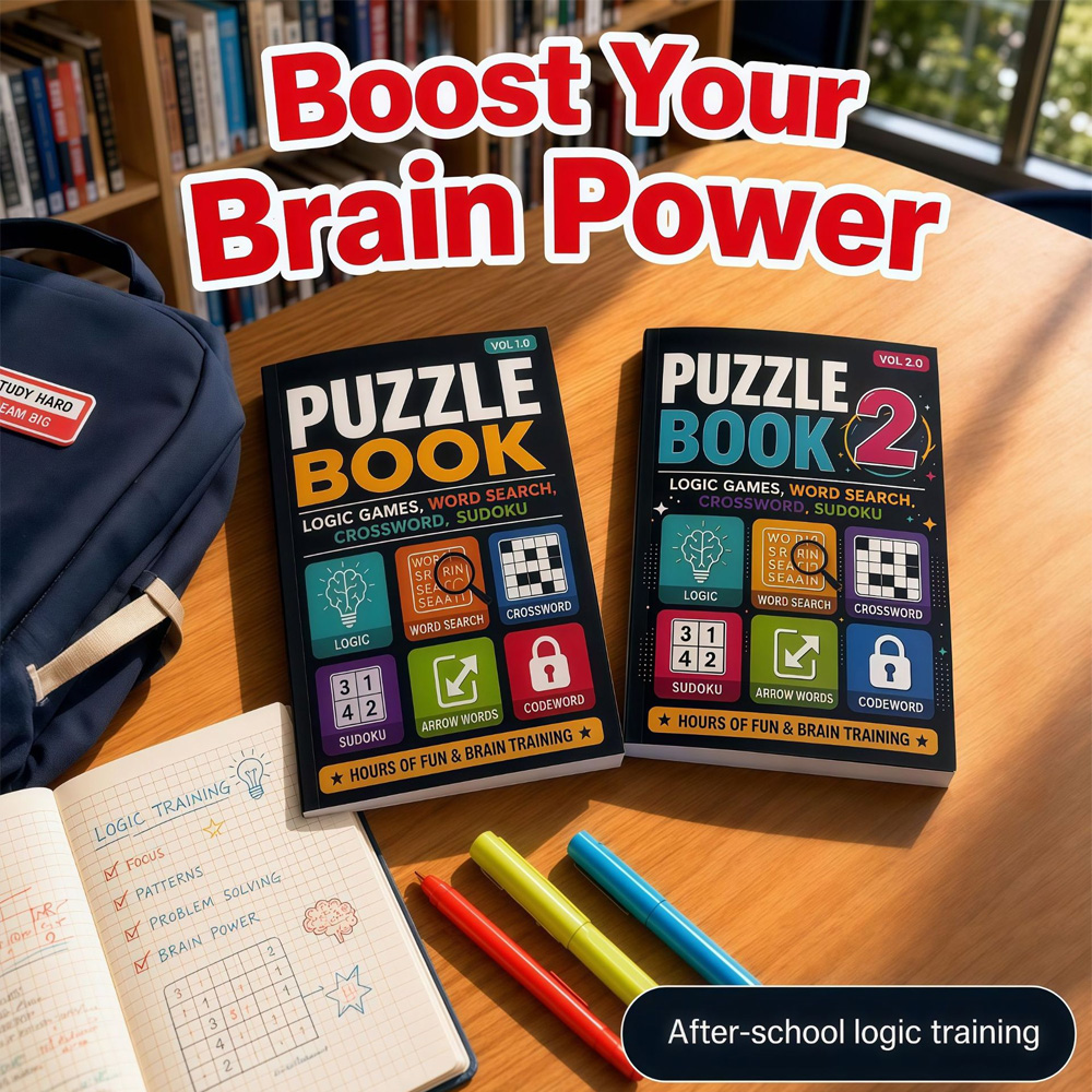 Party Games New Year - Buku Puzzle—Permainan Logika, Pencarian Dunia, CROSSWORD,