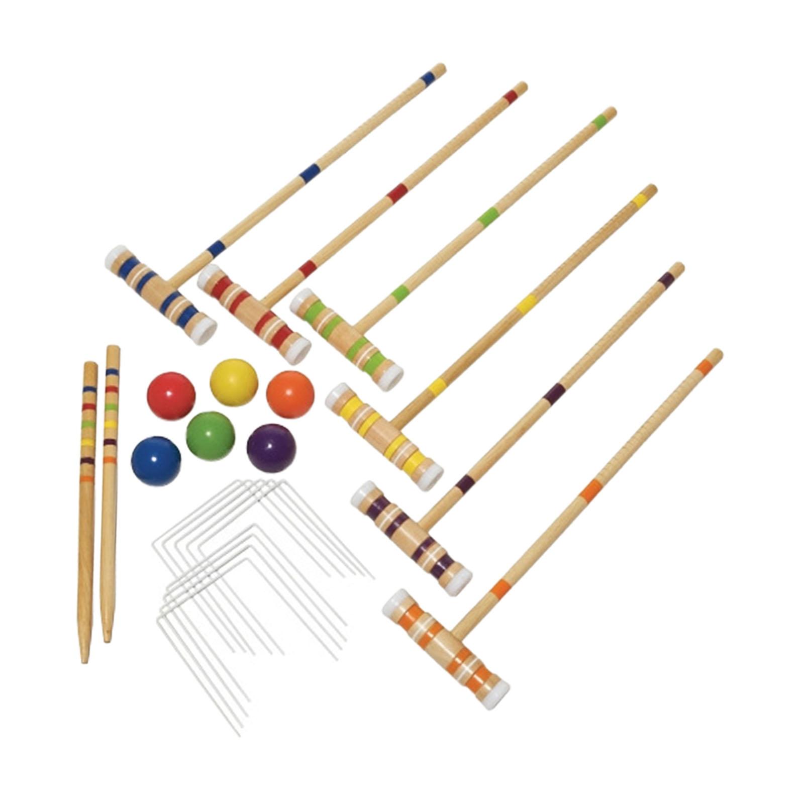 Croquet Set Lawn - Set permainan Croquet rumput 2 benchmark