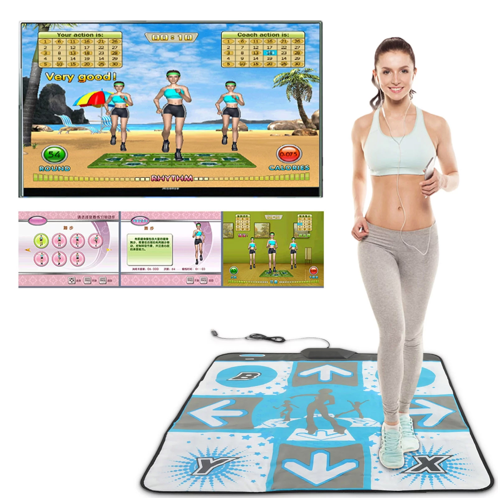 Party Games Console - Alas dansa bantalan menari tunggal pesta