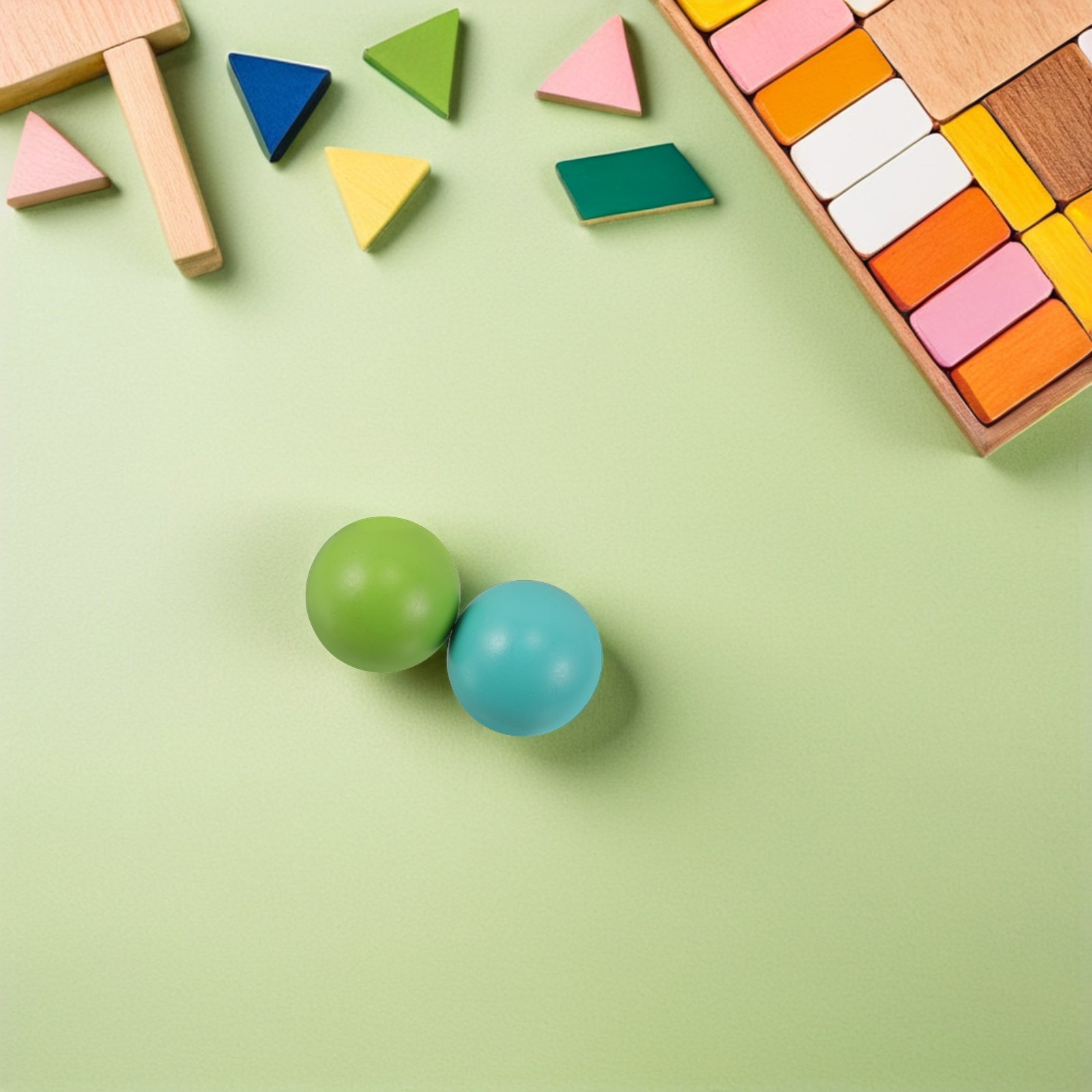 Croquet Set Lawn - 2 Set Mainan Kriket Anak-Anak, Bola
