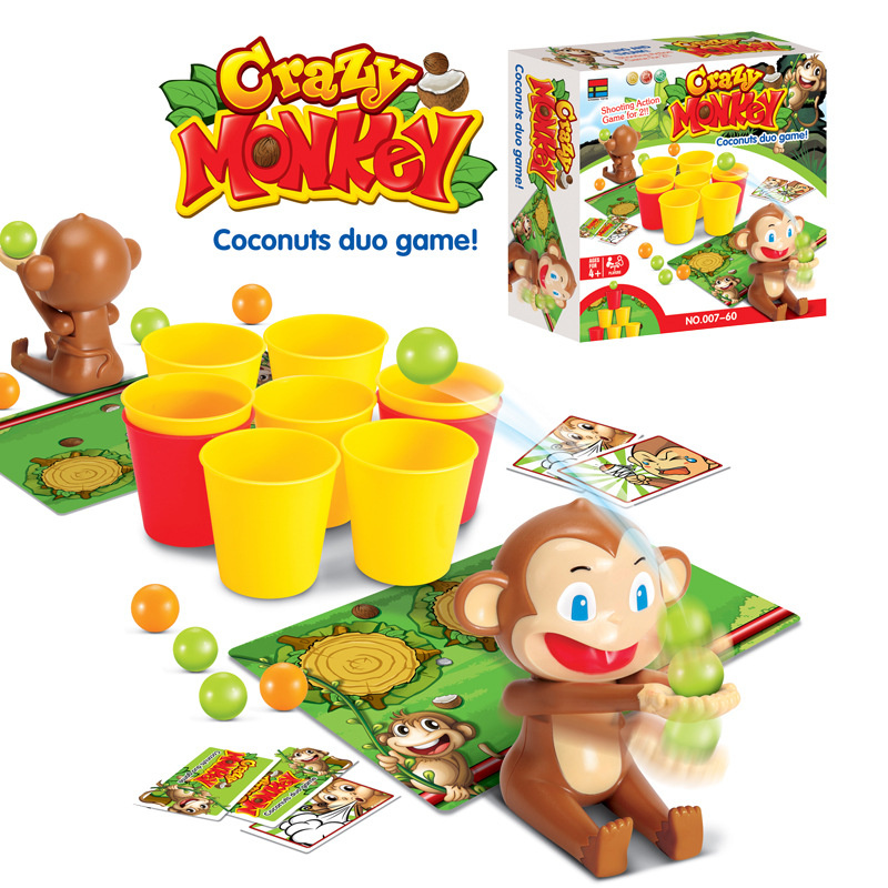 Party Games For 3 People - Mainan papan pesta monyet gila dua