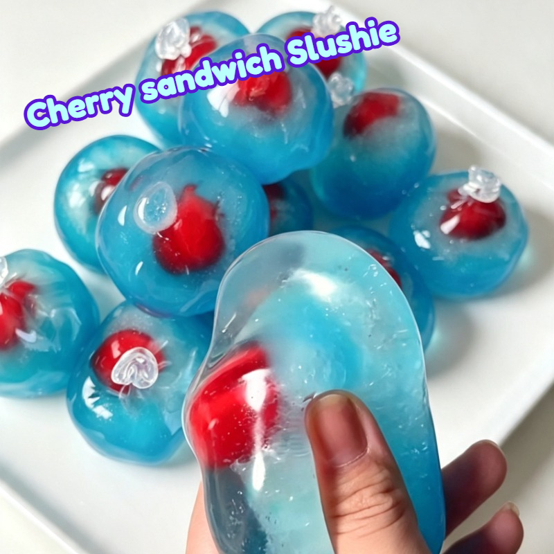 Party Games Shop - Bola Anti Stres Bentuk Sandwich Ceri