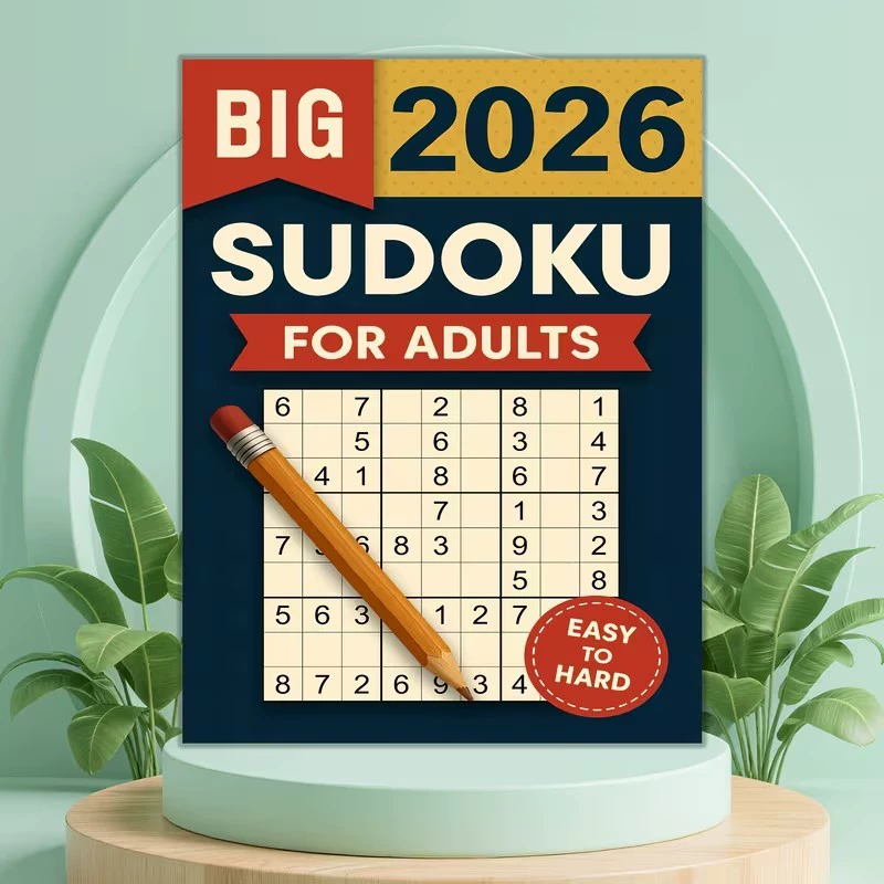 Party Games New Year - Buku Permainan Sudoku Bahasa Inggris 2026