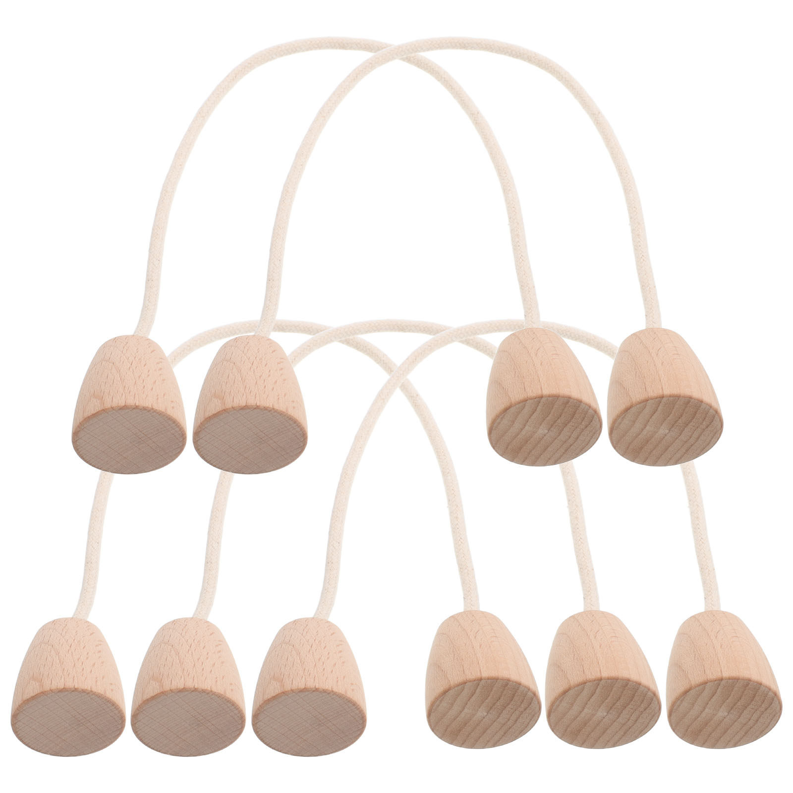 Croquet Set Lawn - 5 Buah Tiang Croquet dari Tali