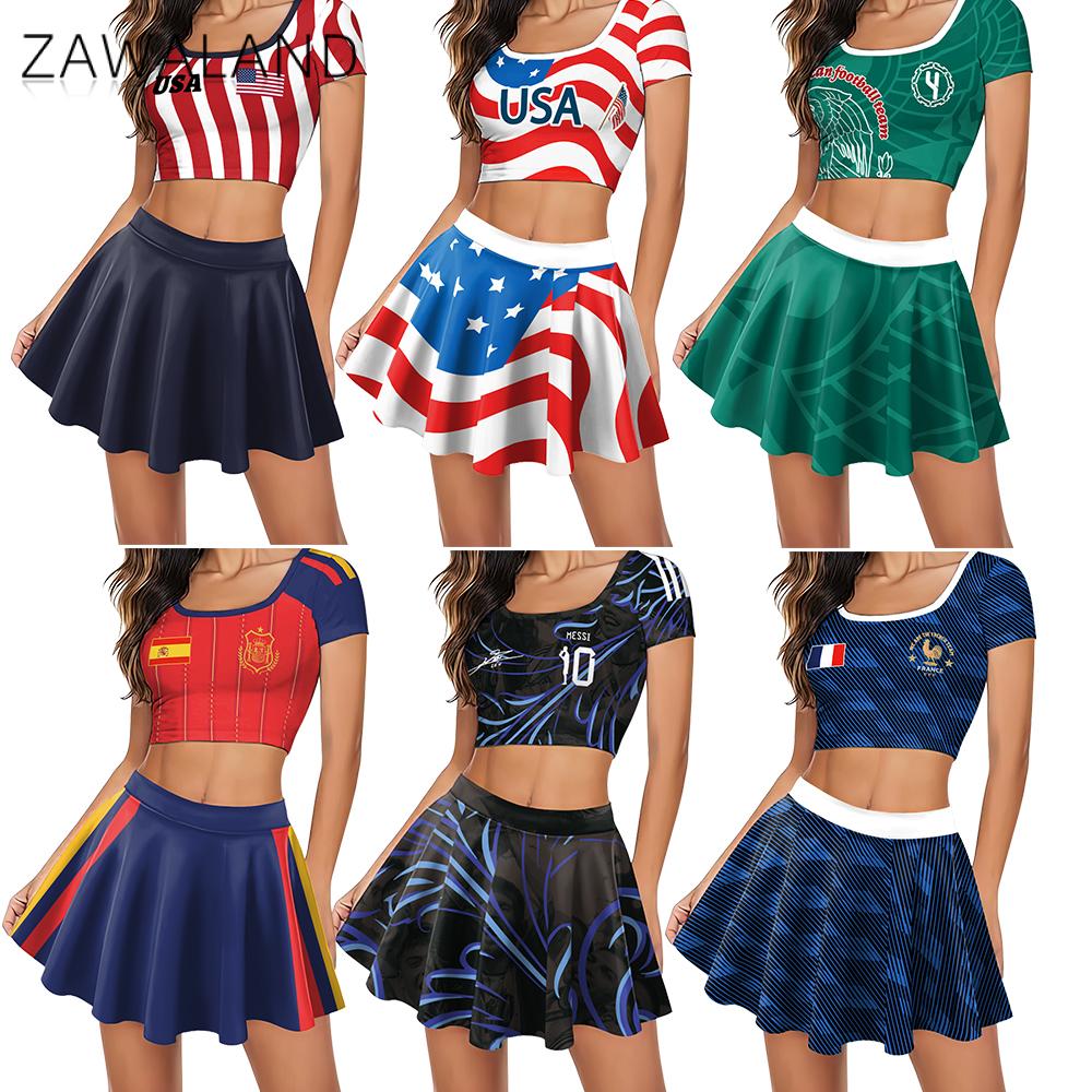 Party Games Mini - Set Kostum Cheerleading Sepak Bola Dunia