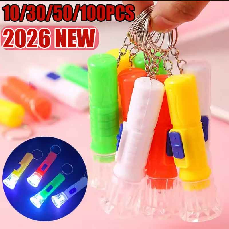 Party Games Mini - 10/30/50/100 Buah Mainan Lampu Senter LED