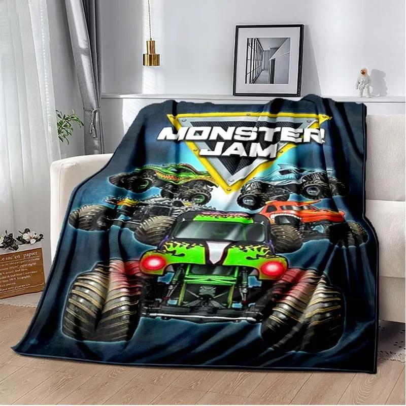 Hot Wheels Car Monster Trucks - Monster Jam Grave penggali truk, selimut