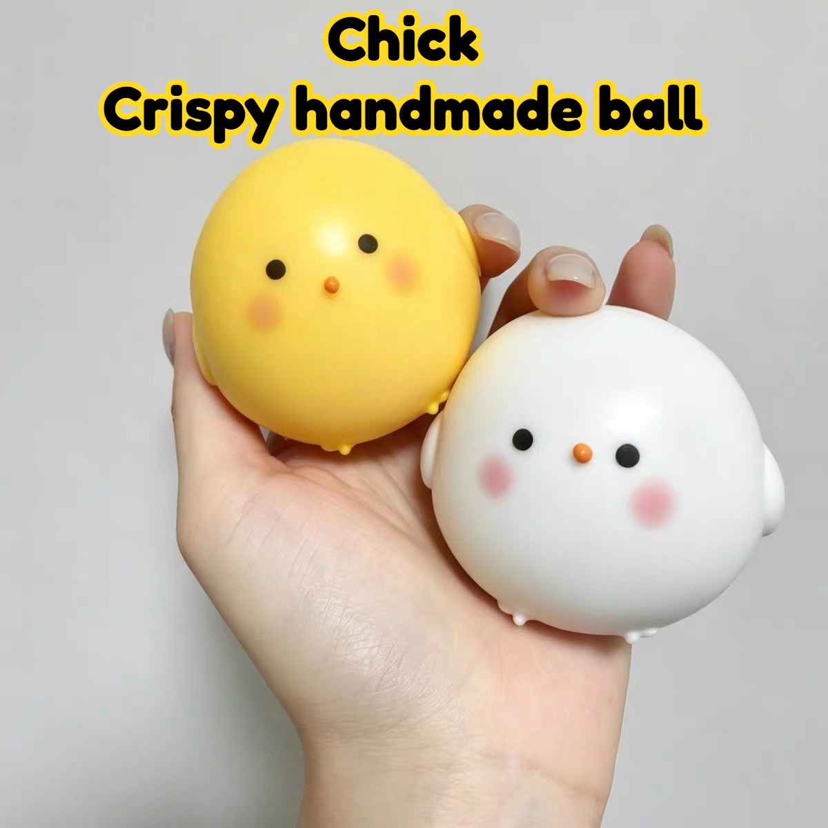 Party Games Shop - Bola Renyah Ayam Kecil Lucu Kuning
