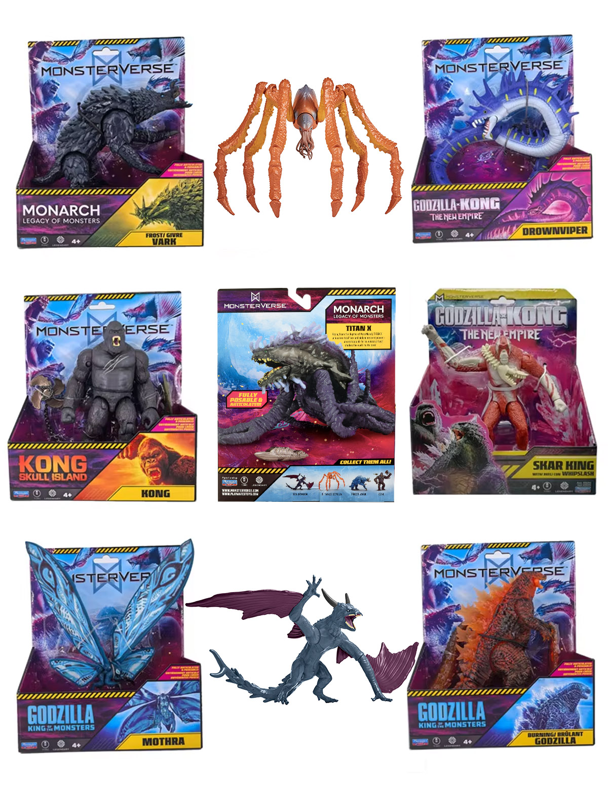 Party Games New Year - Mainan Figur Aksi Godzilla VS Kong