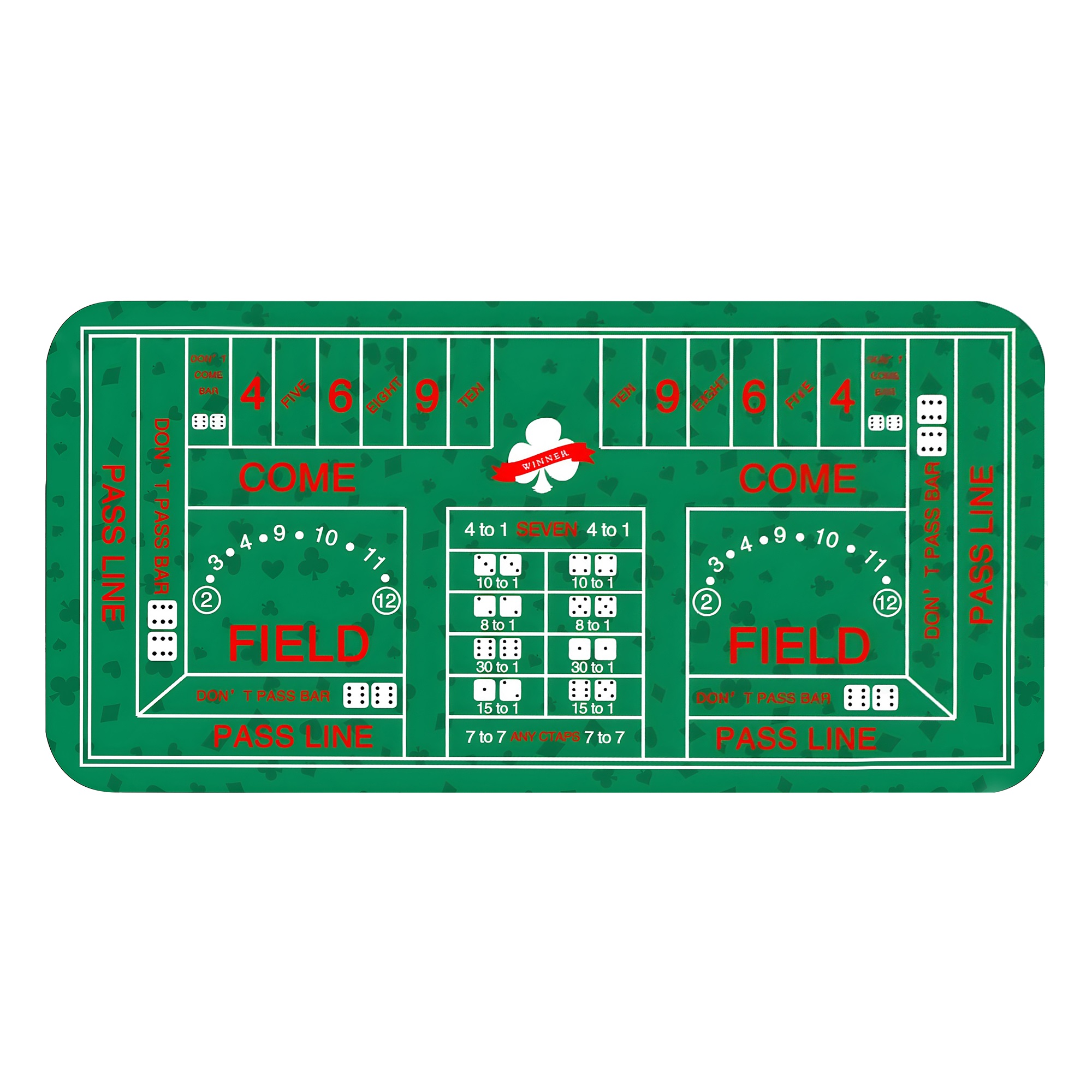 Party Games Cards - 120x60cm/180x90cm Desain Khusus Alas Meja Permainan