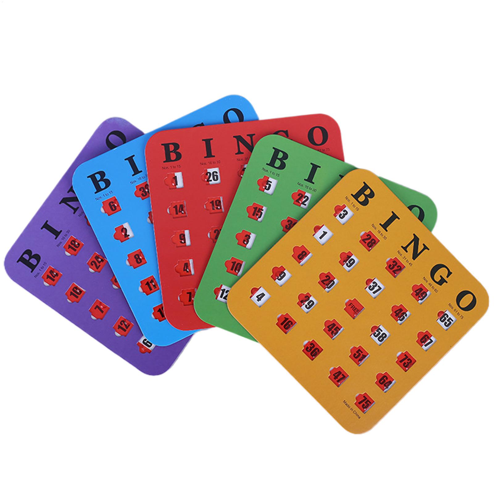 Party Games Cards - Kartu Bingo yang Dapat Digunakan Kembali