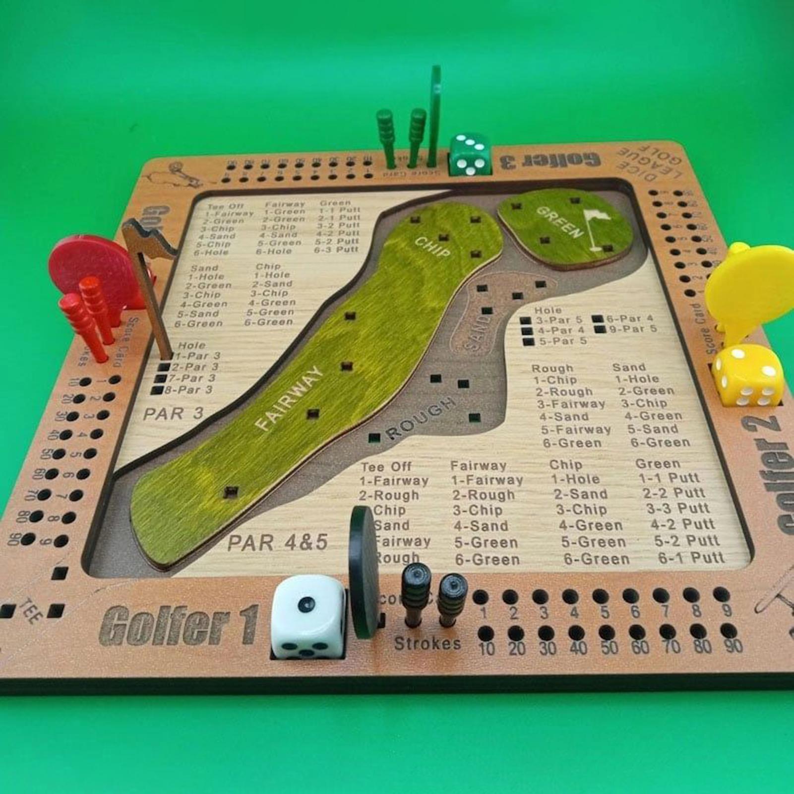 Permainan Dadu Golf Kayu, Main - Party Games Indoor ulasan dan harga