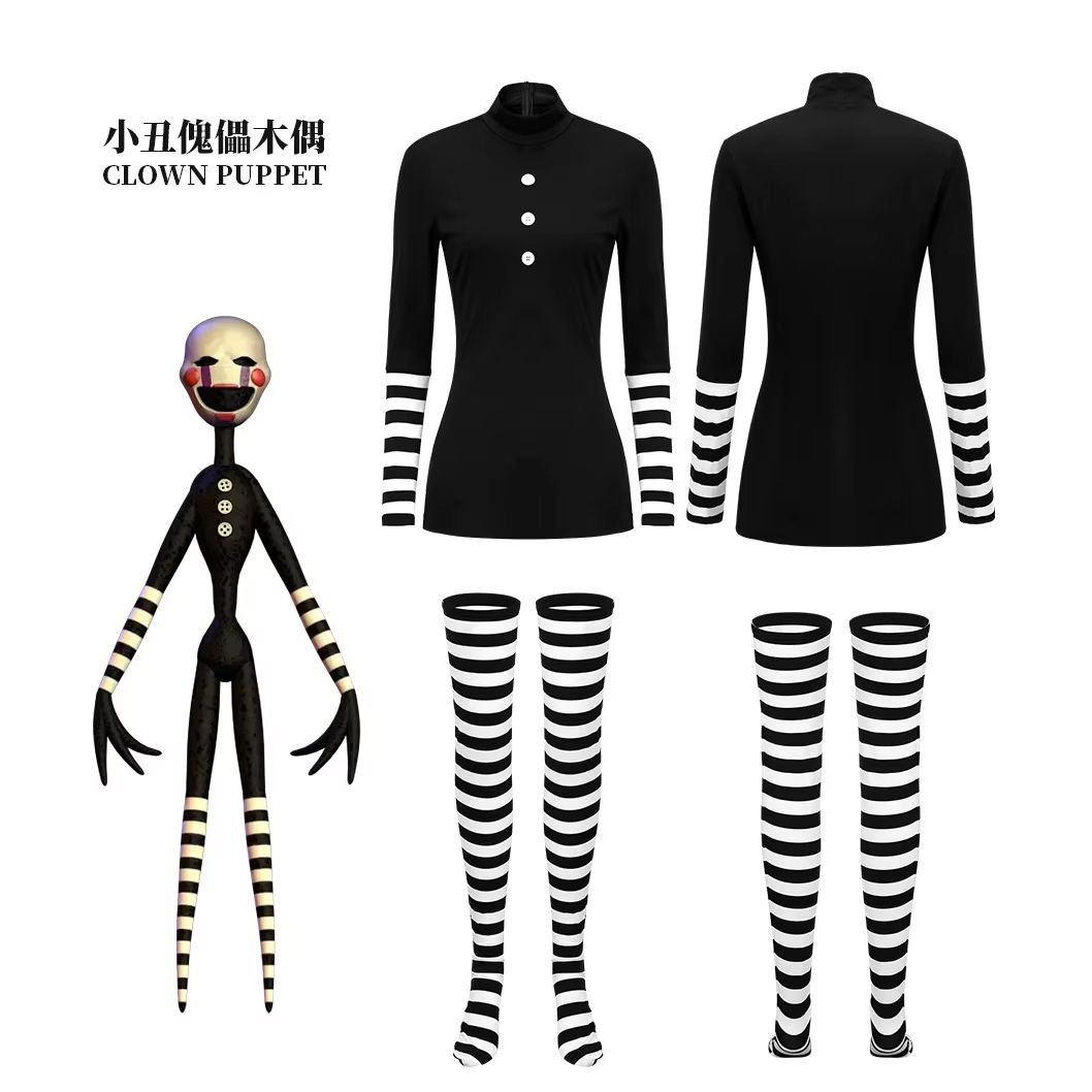 Gaun Kostum Cosplay Marionette - Party Games Mini ulasan dan harga