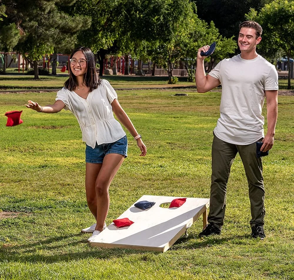 Papan Permainan Cornhole Kayu  - Cornhole Board Set ulasan dan harga