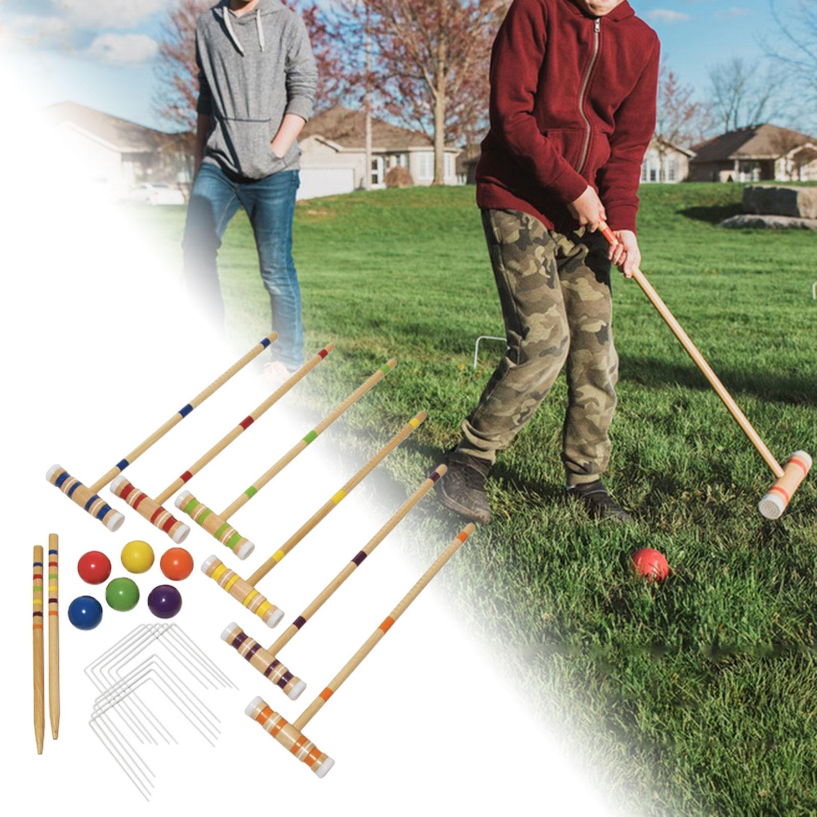 Set Permainan Kroket Luar Ruan - Croquet Set Lawn ulasan dan harga
