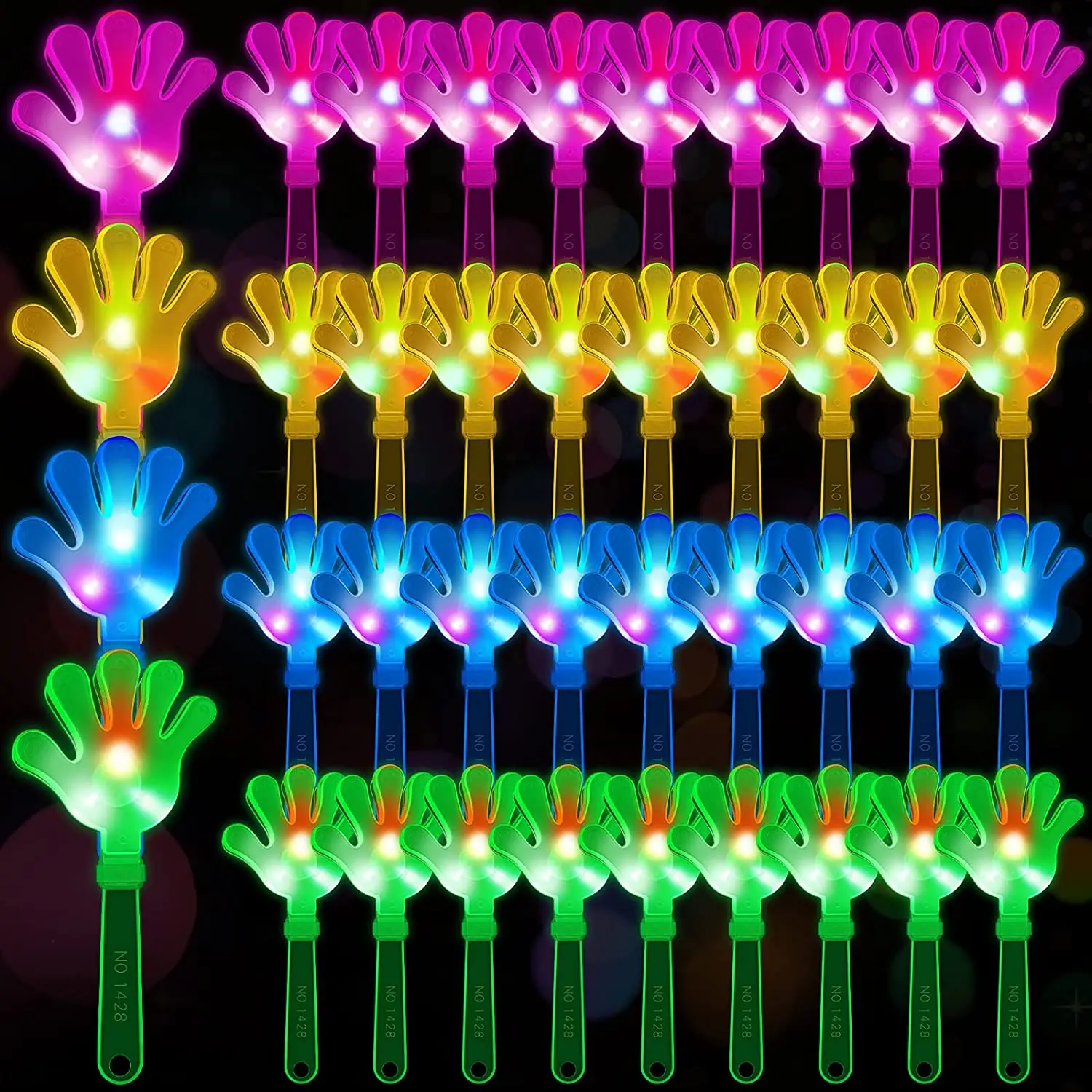 12 buah Clapper tangan menyala - Party Games Graduation ulasan dan harga