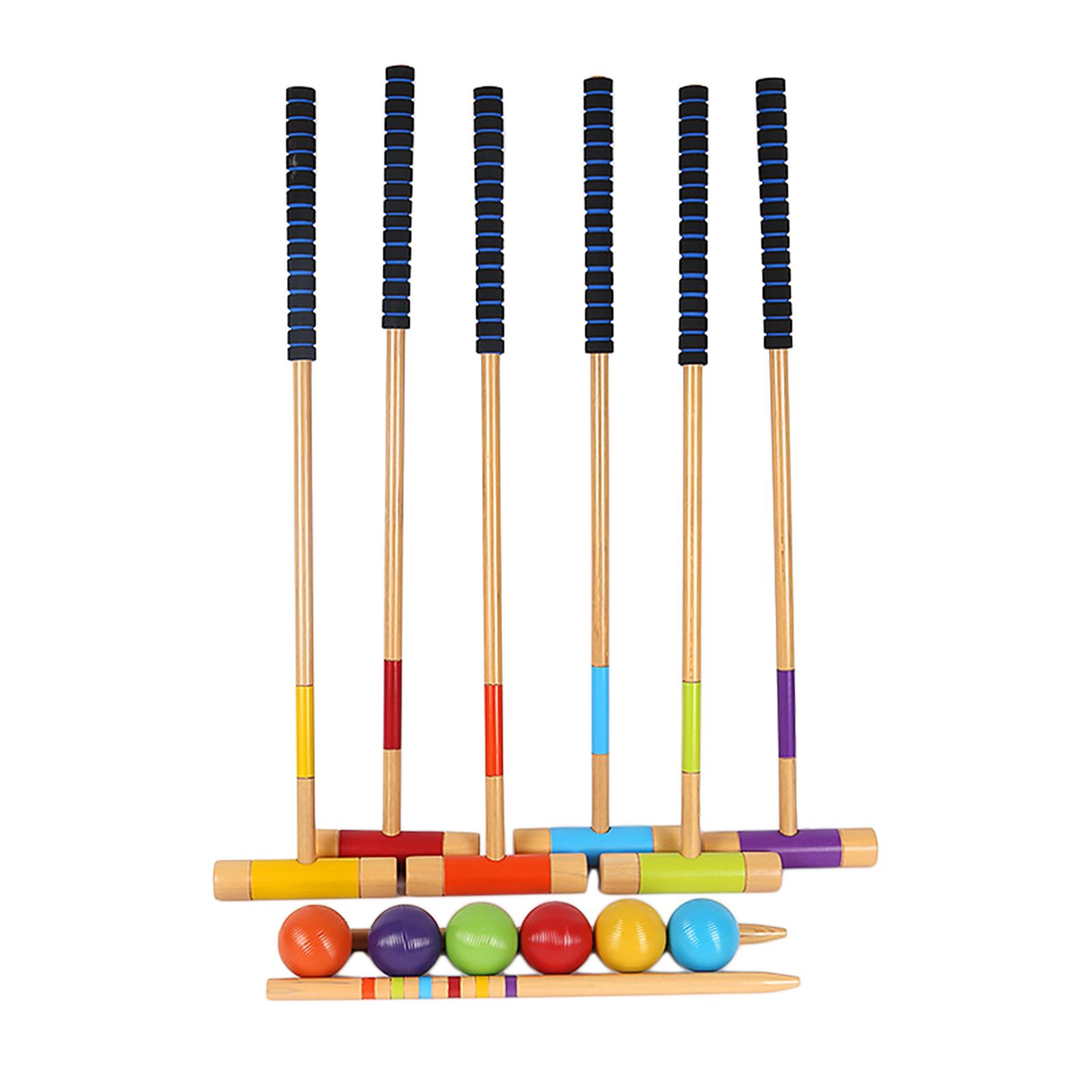 6Pcs Set Kroket Enam Pemain Bo - Croquet Set Lawn ulasan dan harga