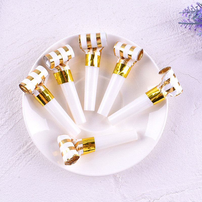 6/12/24PCS Peluit Foil Motif G - Party Games Graduation ulasan dan harga