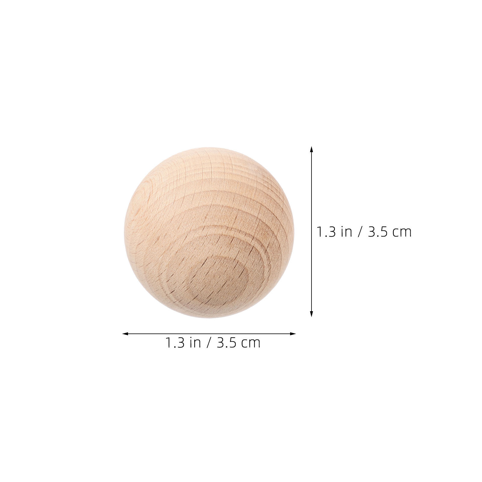 4 Buah Bola Kroket Kayu Alami  - Croquet Set Lawn ulasan dan harga