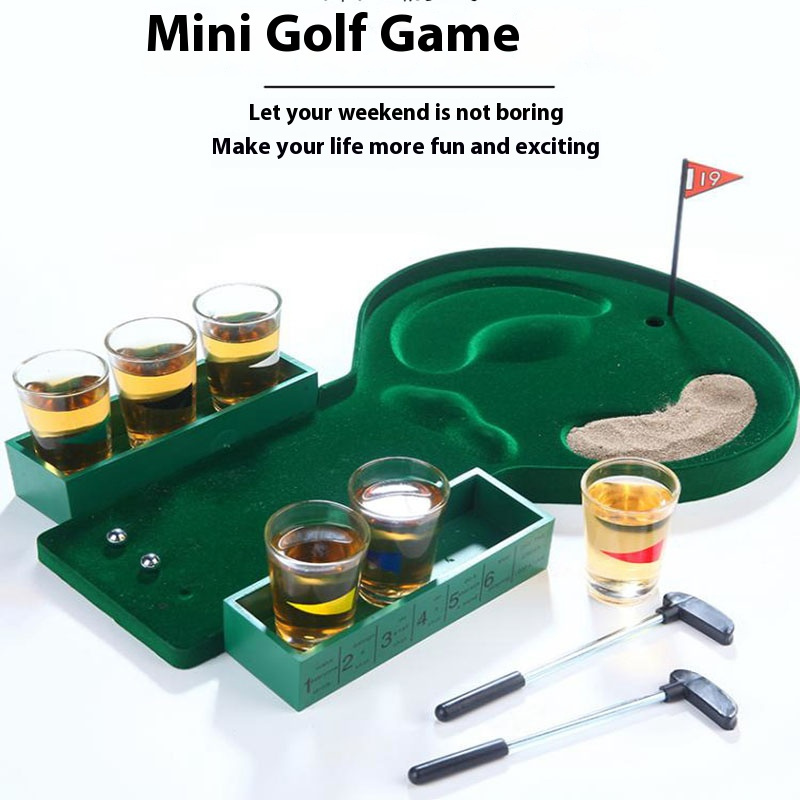 Mainan meja Golf Mini Bar perm - Party Games Adults Drinking ulasan dan harga