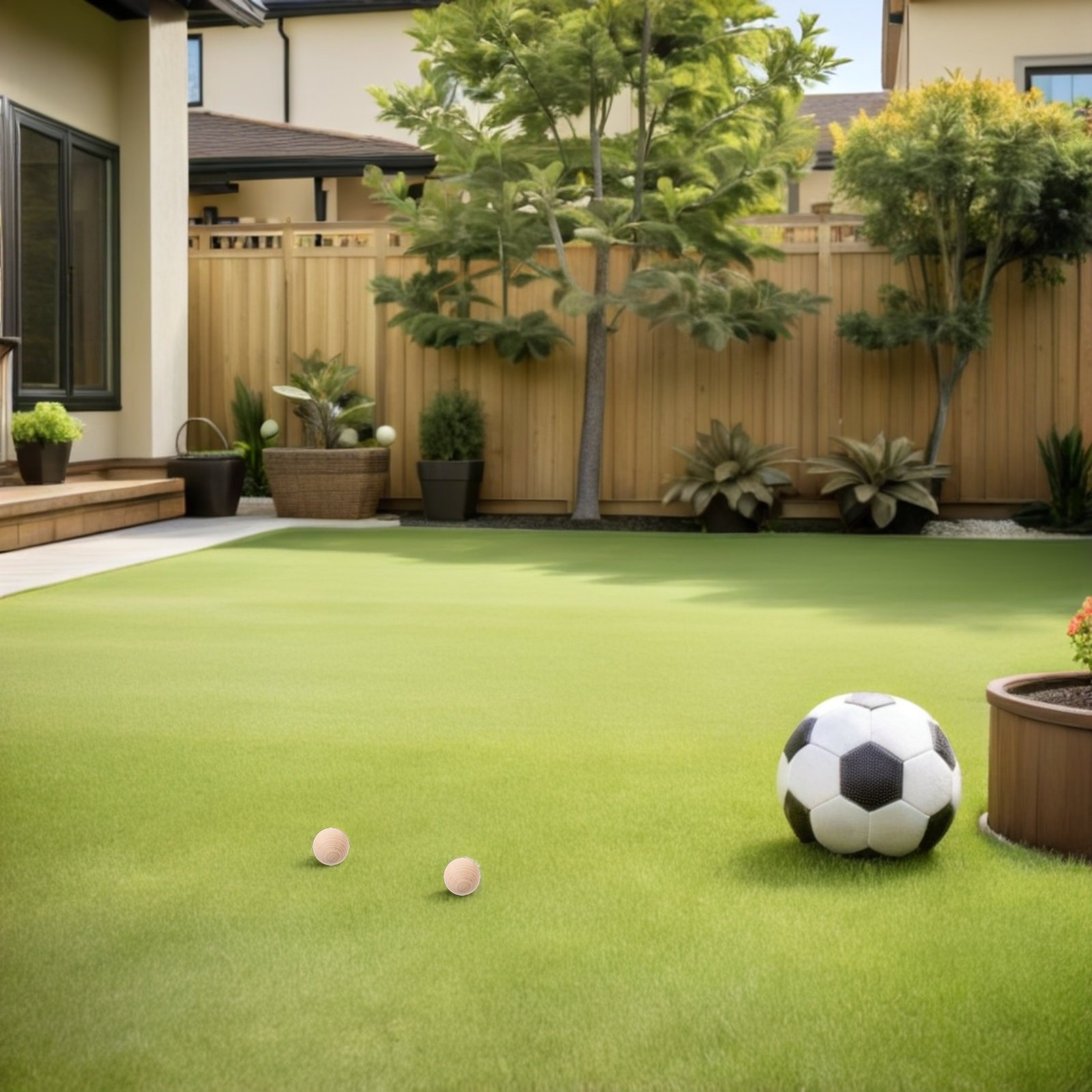 Set 4 Bola Croquet, Bola Pengg - Croquet Set Lawn ulasan dan harga