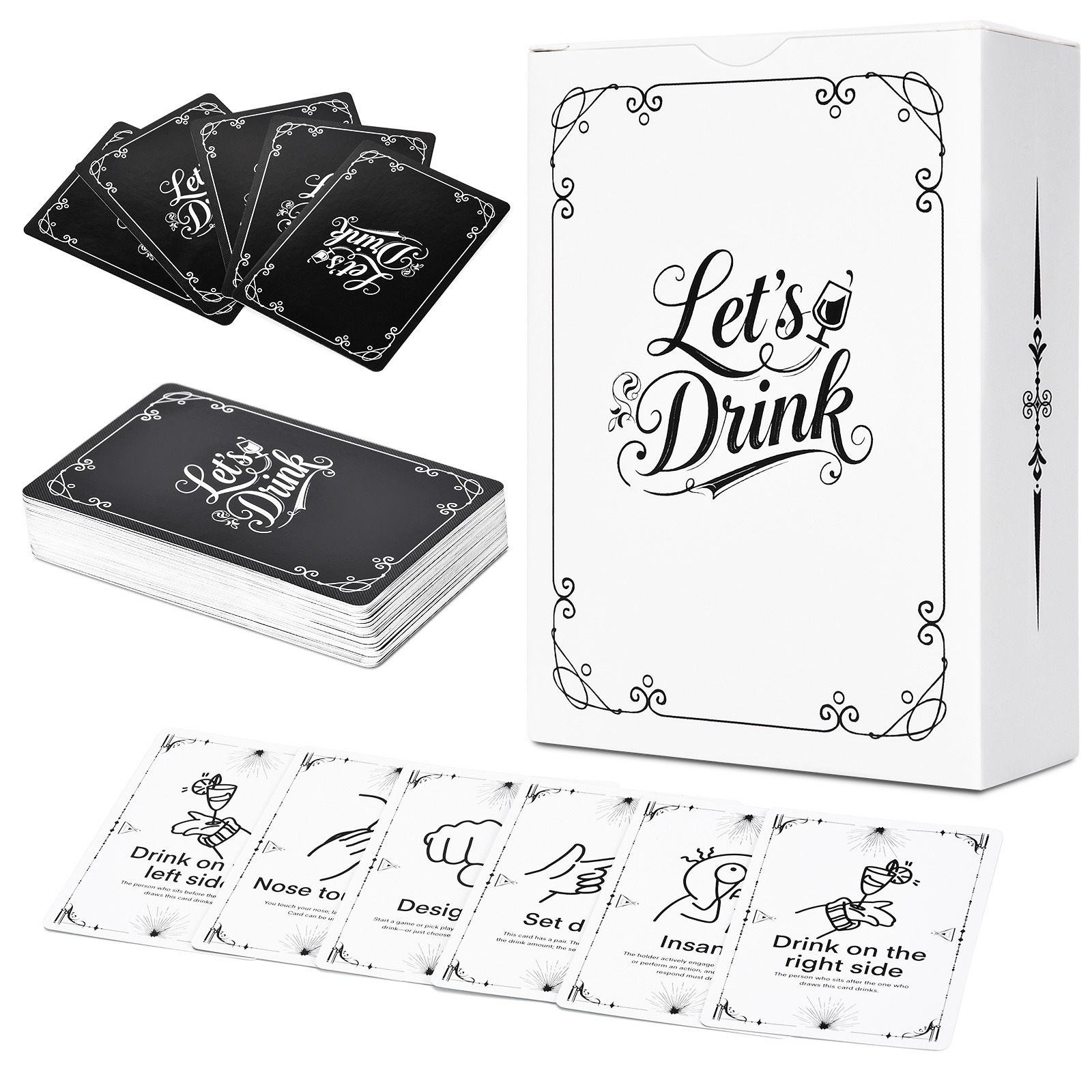 Kartu Permainan Minum untuk De - Party Games Adults Drinking ulasan dan harga