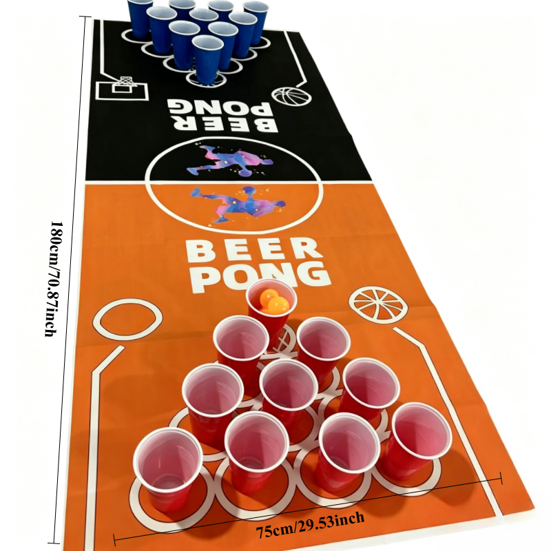 1pc Alas Meja Beer Pong Baru,  - Cornhole Board Set ulasan dan harga