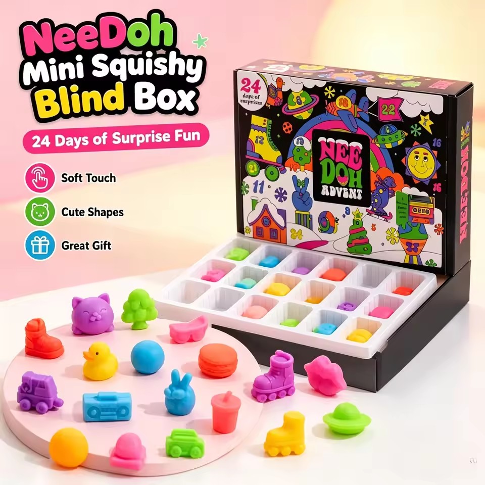 Kalender Advent NeeDoh 2026 Bo - Party Games New Year ulasan dan harga